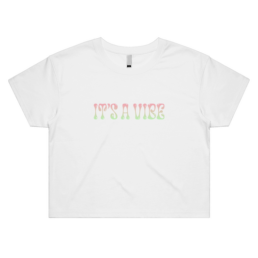 It's a Vibe Womens Crop